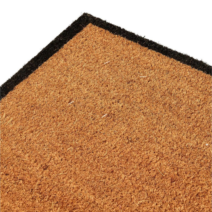 Hamptons Coir Door Mat with Vinyl Backing