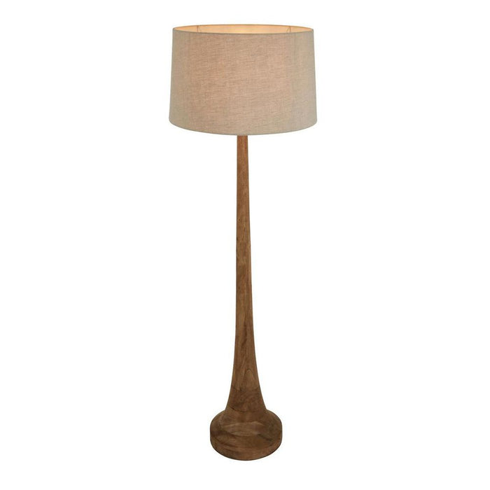 Lancia Floor Lamp Base Large Dark Natural- Base Only