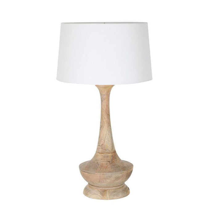 Peninsula Table Lamp Base Natural- Base Only
