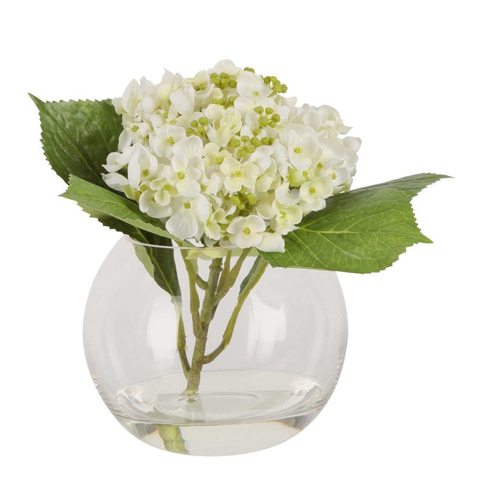 Stacy White Hydrangea Arrangement