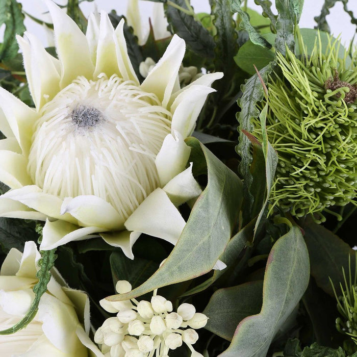 Anne Green & White Pincushion Arrangement