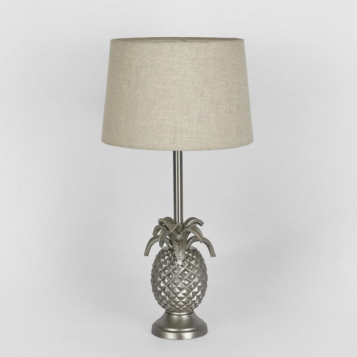 St Martin Table Lamp Base Antique Silver- Base Only
