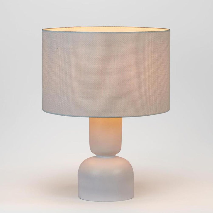 Clem Lamp Small White with Shade