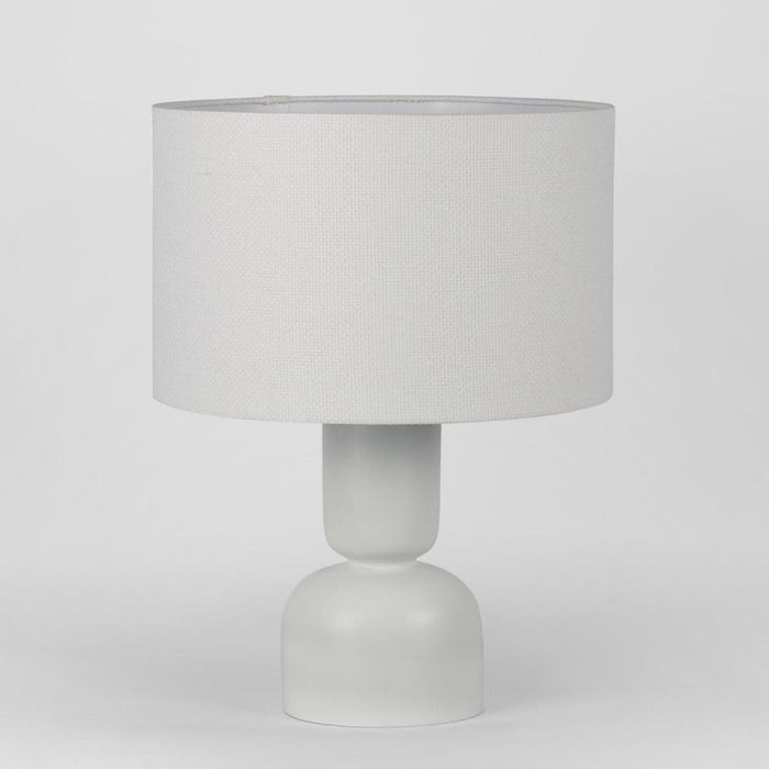 Clem Lamp Small White with Shade