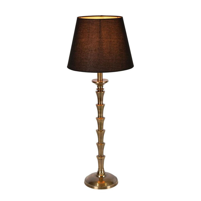 Jordan Table Lamp Base Antique Brass- Base Only