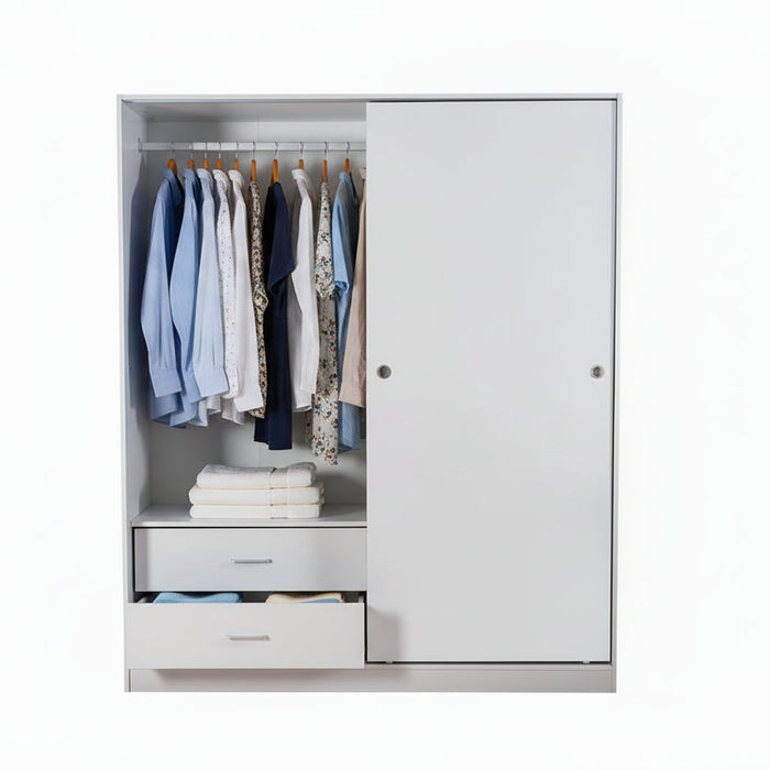 Sliding Door Robe White 160cm