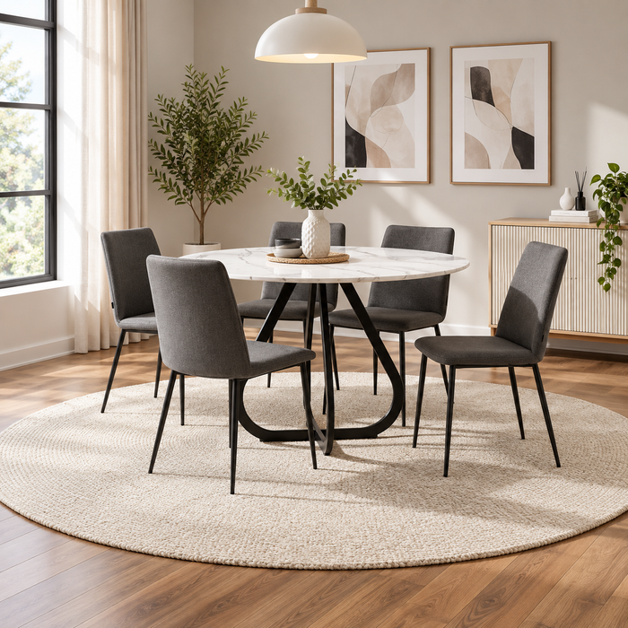 Moorgate 90cm Dining Table Black