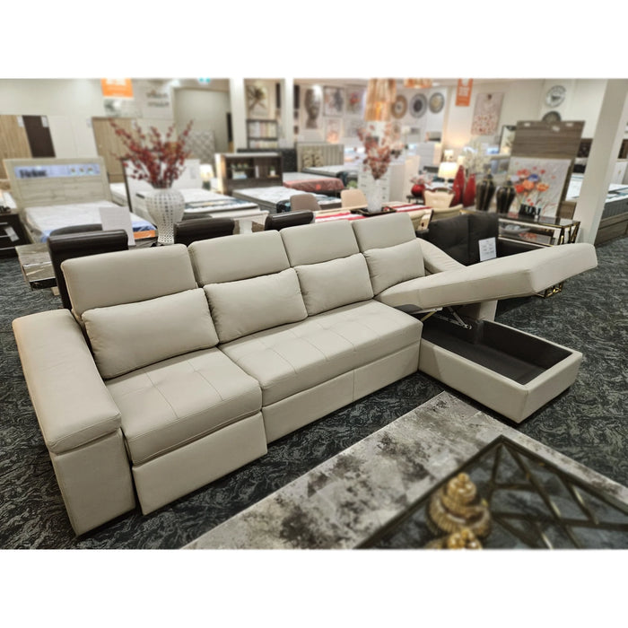 Alpha 4 Seater Sofa Bed with Chaise and Recliner