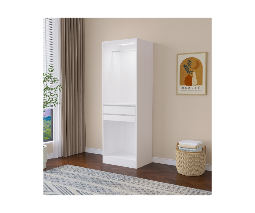 Botany 60cm Built-In Wardrobe - White