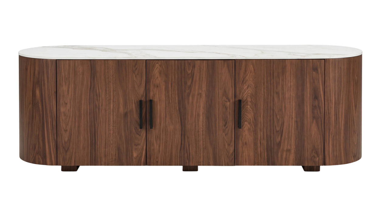 Hudson Side Board Buffet Cabinet - Walnut