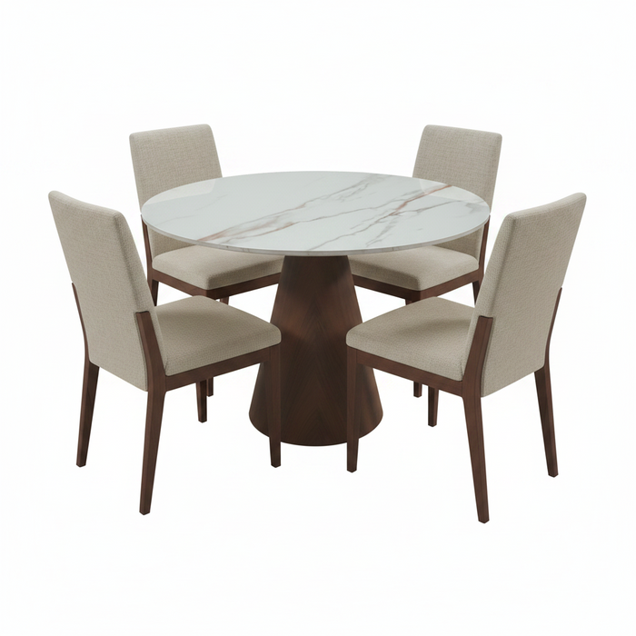 Monica Modern Round Dining Table