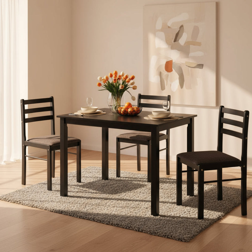 4 Seater West Dining Table Set — Lj Bedding and Furnitures