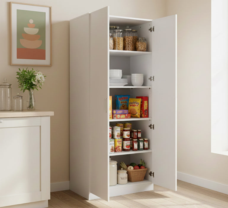 Lj 2 Door Pantry Cabinet 80cm