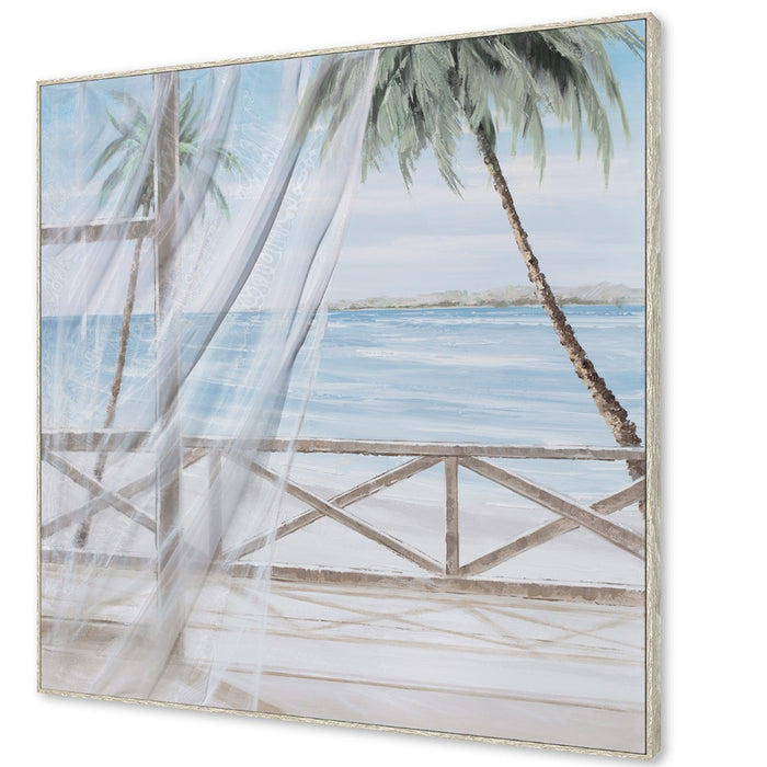 Curtain Holiday Canvas