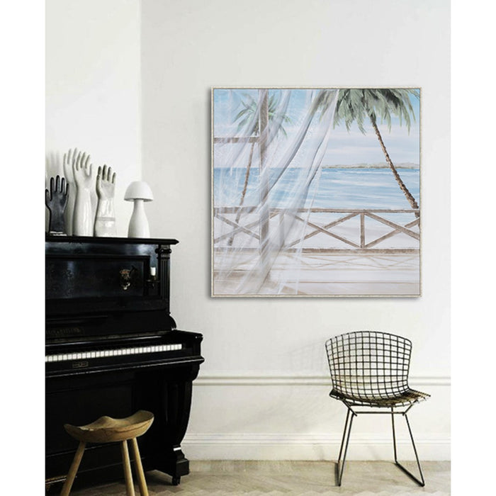 Curtain Holiday Canvas