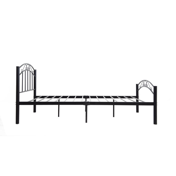 Cleveland King Single Metal Bed Frame - Black