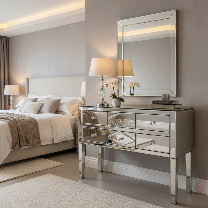 Berla 6 Drawers Mirror Dresser