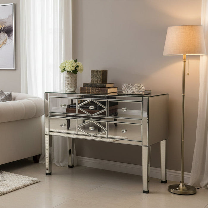 Vienna Mirrored Console Table