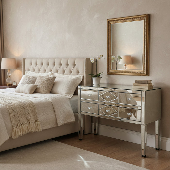 Berla 6 Drawers Mirror Dresser