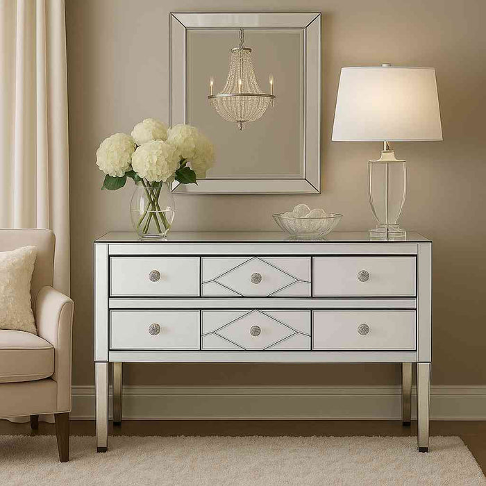 Berla 6 Drawers Mirror Dresser