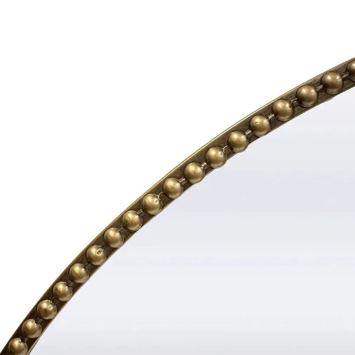 Antique Gold Studded Wall Arch Mirror - ST Marys & Liverpool NSW