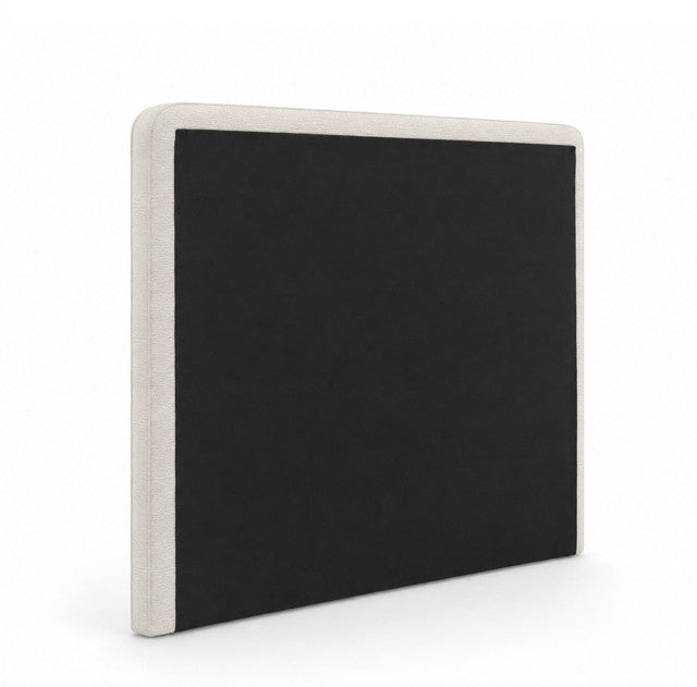 Olivia King White Fabric Bedhead