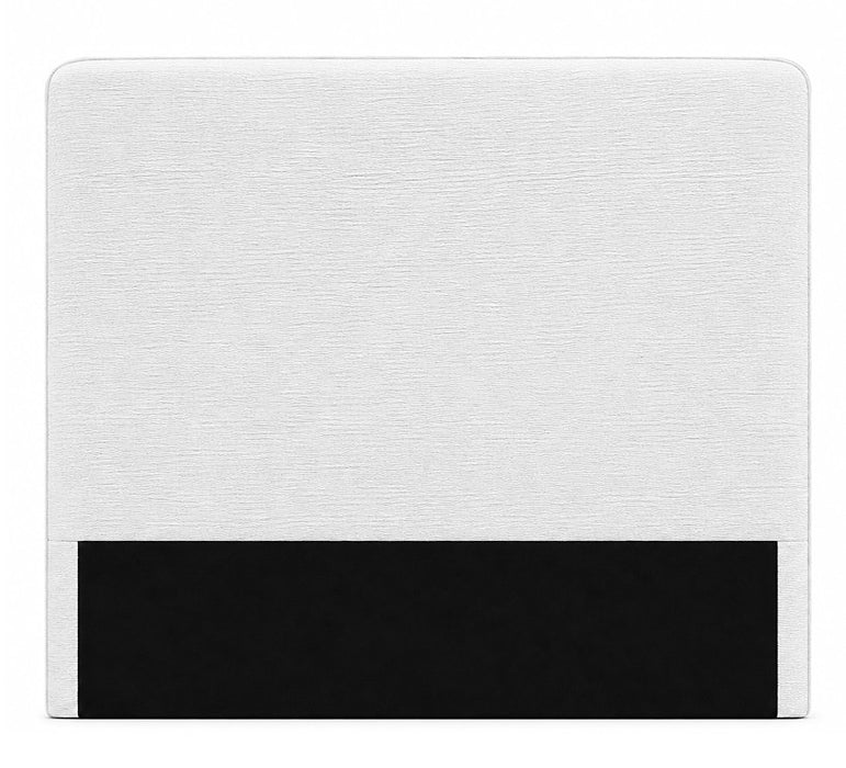 Olivia King White Fabric Bedhead