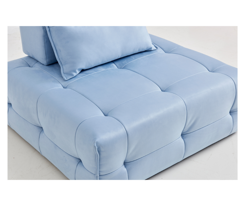 Mary Square Single Modular Relaxing Accent Sofa Chair