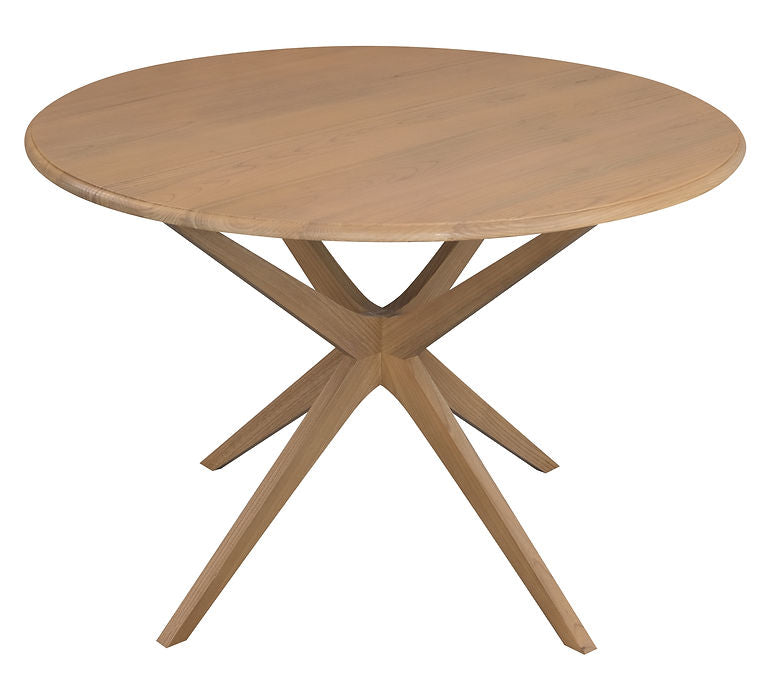 Natural Dion Oak Wood Dining Table