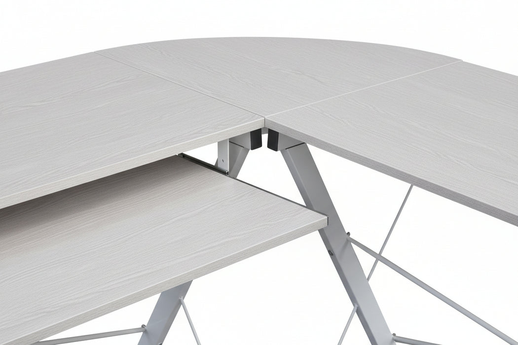 Alexandra L-shaped Computer Desk - Grey