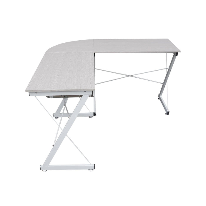 Alexandra L-shaped Computer Desk - Grey