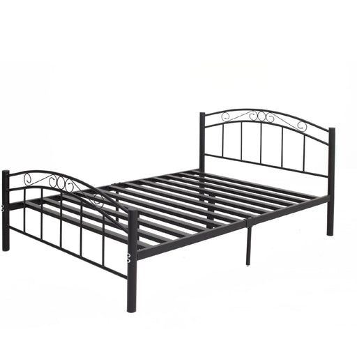 Cleve Single Black Metal Bed Frame - ST Marys & Liverpool NSW