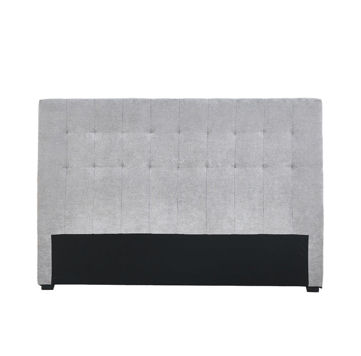 Grey Charlotte Upholstered Queen Bedhead
