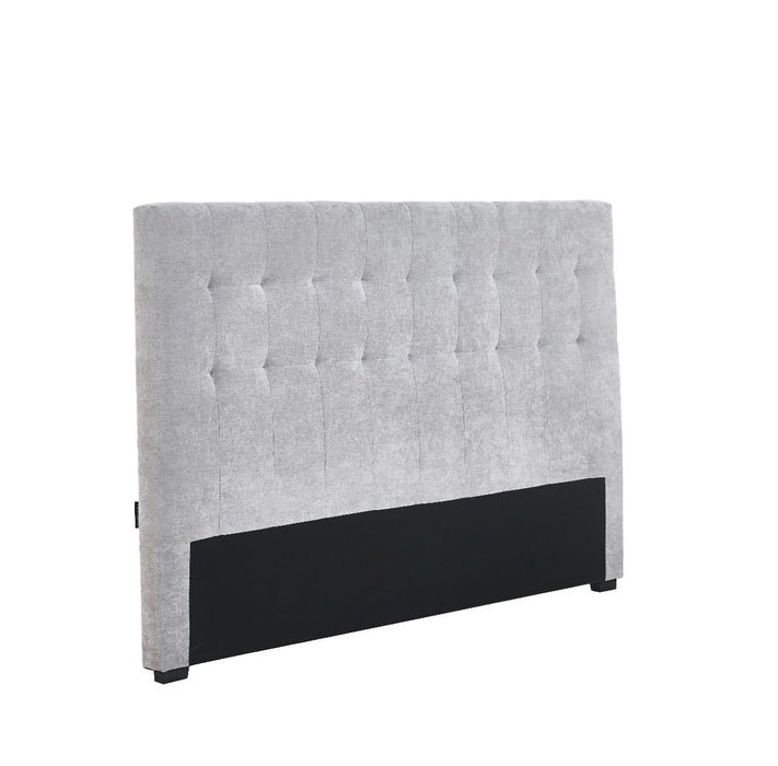 Grey Charlotte Upholstered Queen Bedhead