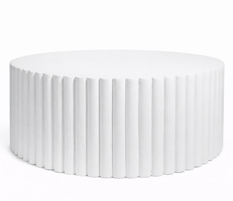 Harbourstone Round Coffee Table White