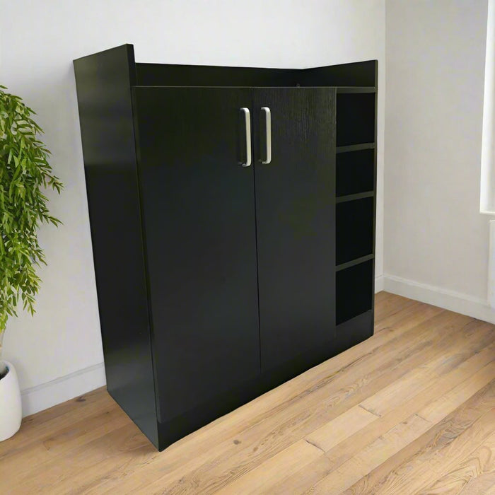 Black Shoe Cabinet