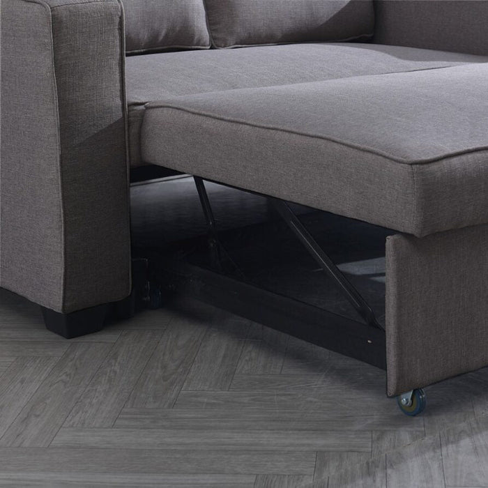 Miles 2 Seater Sofa Bed Dark Grey