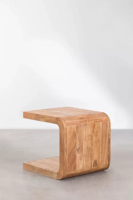 Natural Curve Side Table