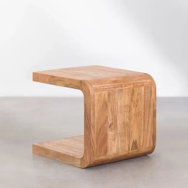 Natural Curve Side Table