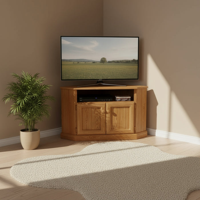 Louis Solid Timber Corner Stand