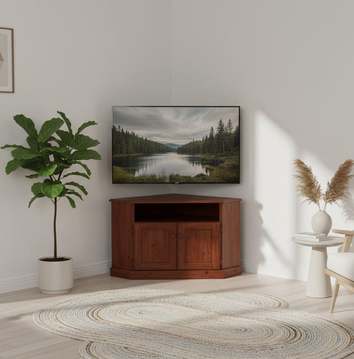 Louis Solid Timber Corner Stand