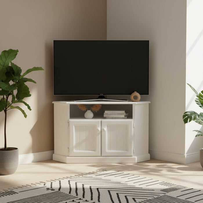 Louis Solid Timber Corner Stand