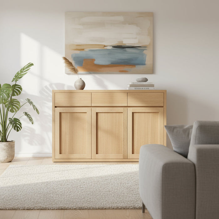 Louis Custom Made Tassie Oak Sideboard Buffet