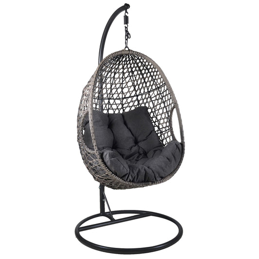 Alfresco Outdoor Hanging Chair, Dark Grey