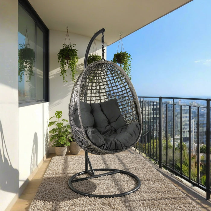 Kadu Hanging Chair Dark Grey