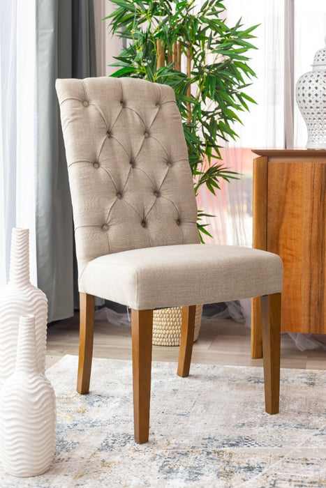 Marvis Dining Chair Linen Fabric