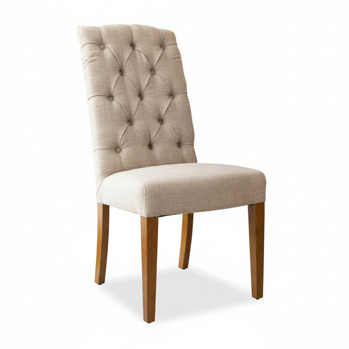 Felice Beige Fabric Dining Chair