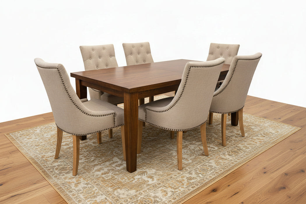 Monaro Upholstered Taupe Dining Chair