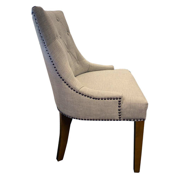 Monaro Upholstered Dining Chair  Beige