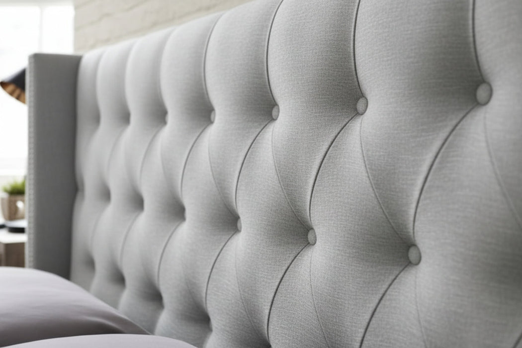 Calista King Bed with 4 Drawers